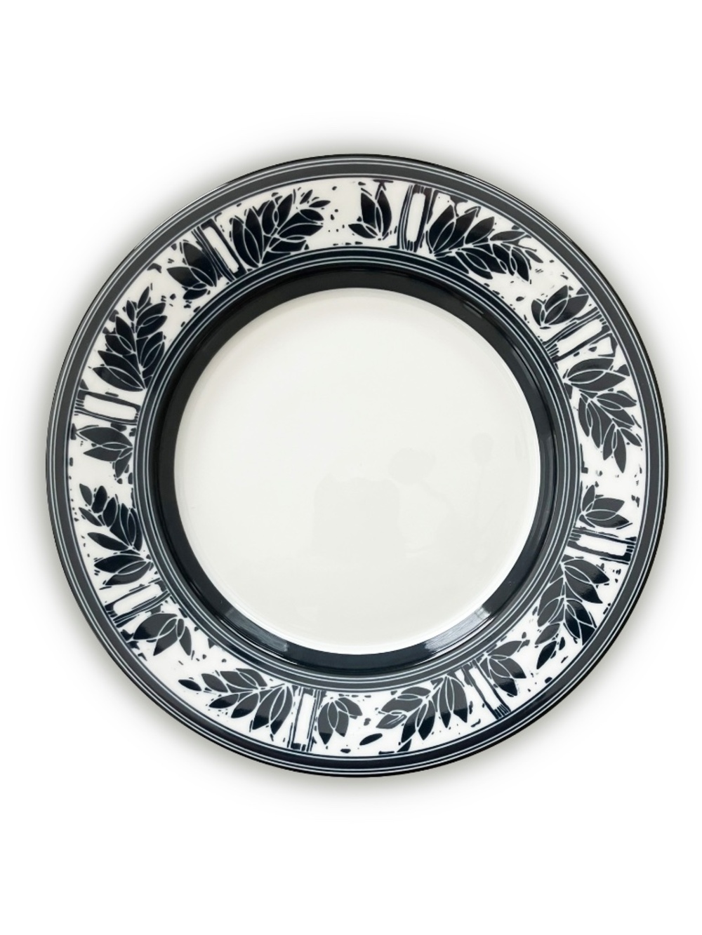 Dansk Ceylon Blue & White S/3 Bread & Butter Plates Tropical Botanical Portugal